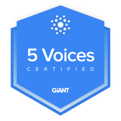 Kip Salter certified as a 5 Voices Leadership Coach through GiANT Worldwide